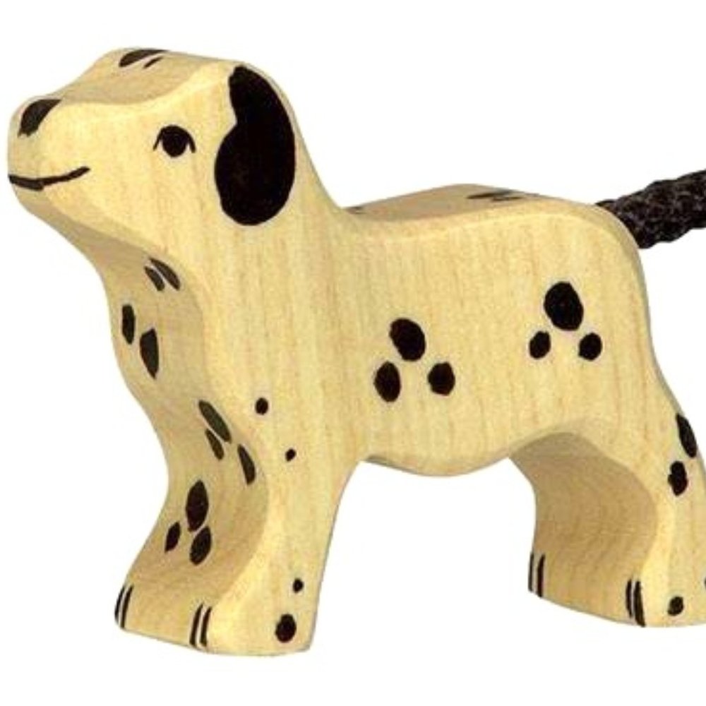 NWT Holztiger Wooden Toys Dalmation Puppy